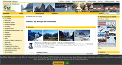 Desktop Screenshot of dobbiaco.eu